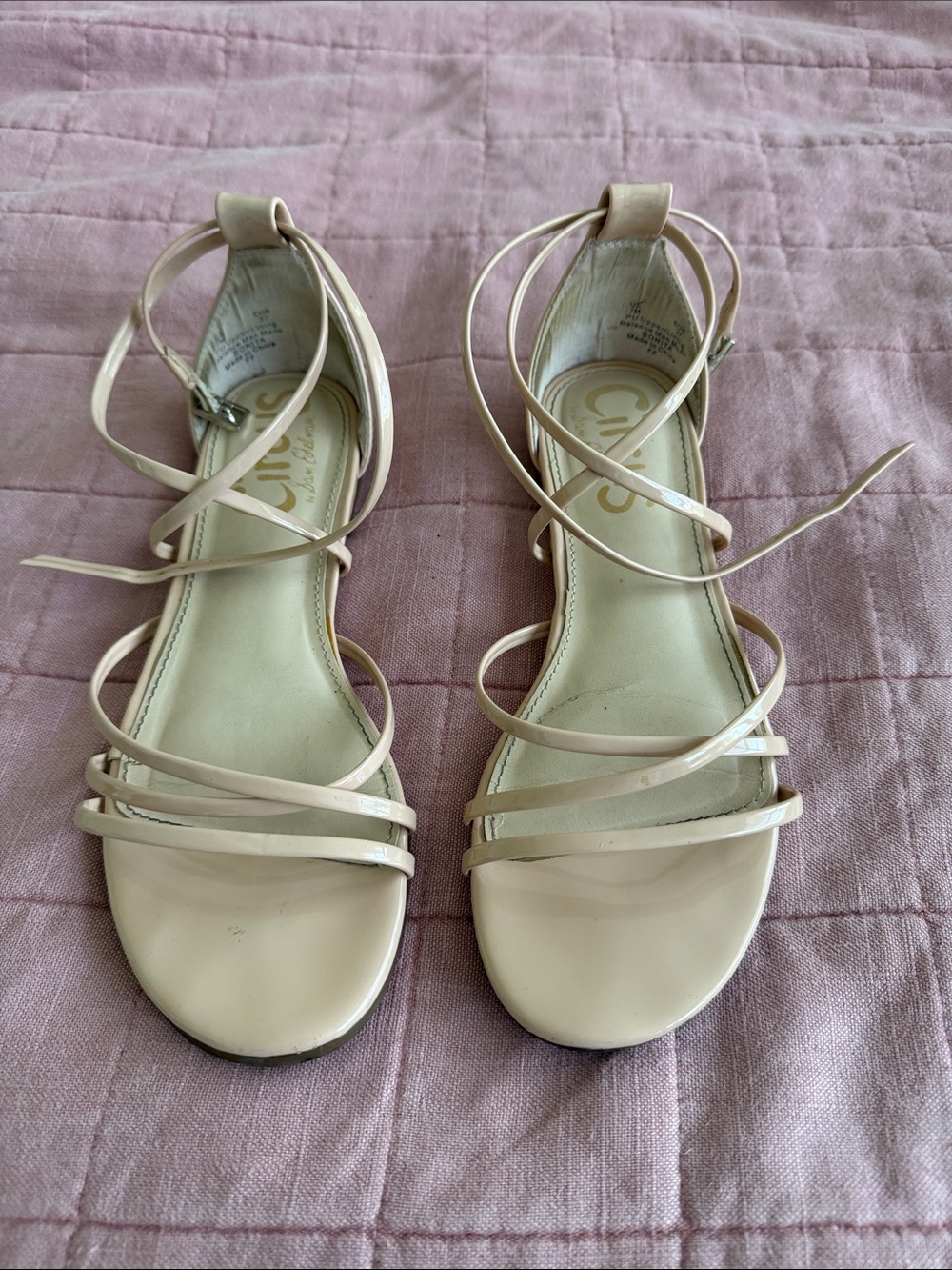 Gladiator Nude Strappy Sandals